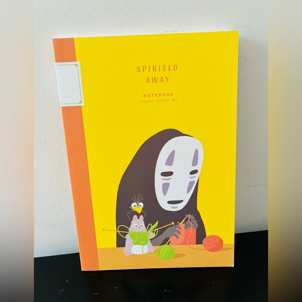 Studio Ghibli Spirited Away No-Face Graph Mini Thin Journal